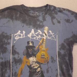 Slash Band Crew Neck Graphic Short Sleeve Shirt Adult Mens Size Large L Tie Dye